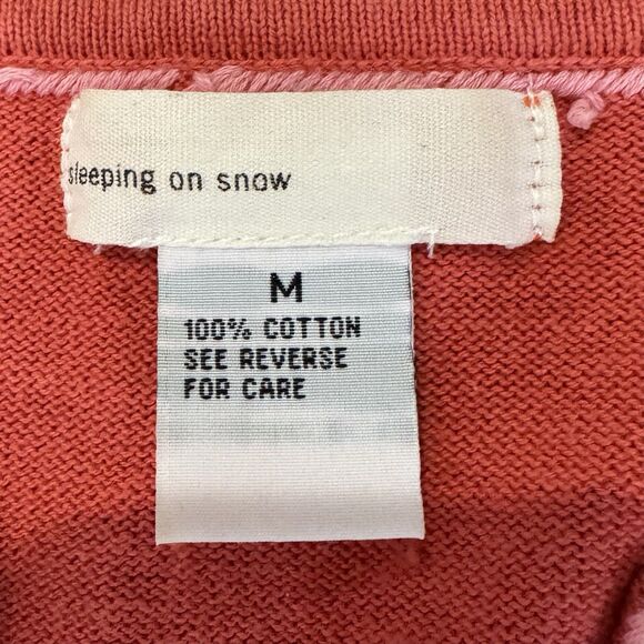 Sleeping On Snow Anthropologie Sweater M Embroidered Boho Pull Over Knit Hippie - Picture 3 of 10